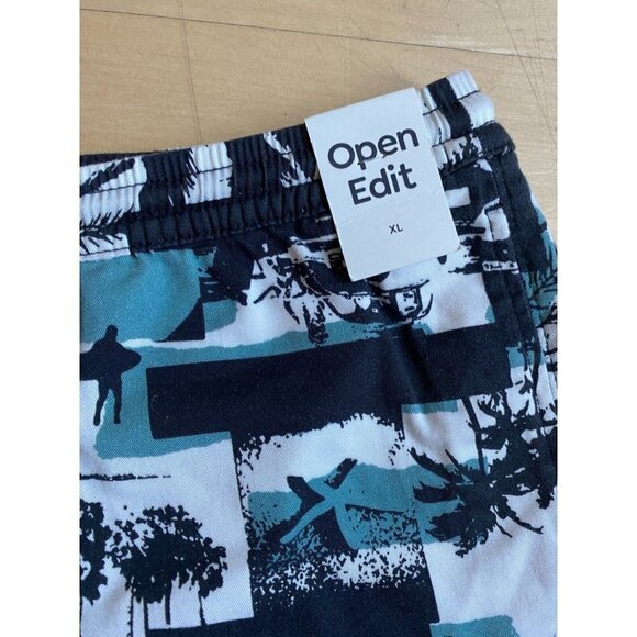 Open Edit shorts men's sz XLarge "surfs up collage" NEW - Picture 3 of 6